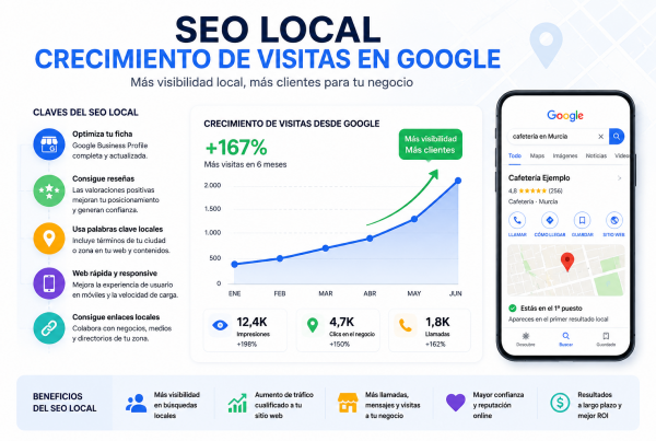 SEO para pequeñas empresas guía simple para aparecer en Google